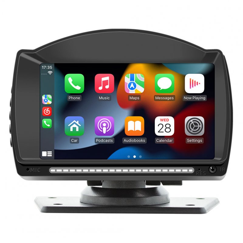 Car Radio MP5 Player Wireless Compatible for Android AUTO/IOS CarPlay 4.7 Inch IPS Screen V5.0 Hands-free Calling