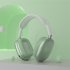 P9 Wireless Headset On-Ear Stereo Earphones Noise Cancelling Ear Buds With Mic For Cell Phone Computer Laptop Sports black