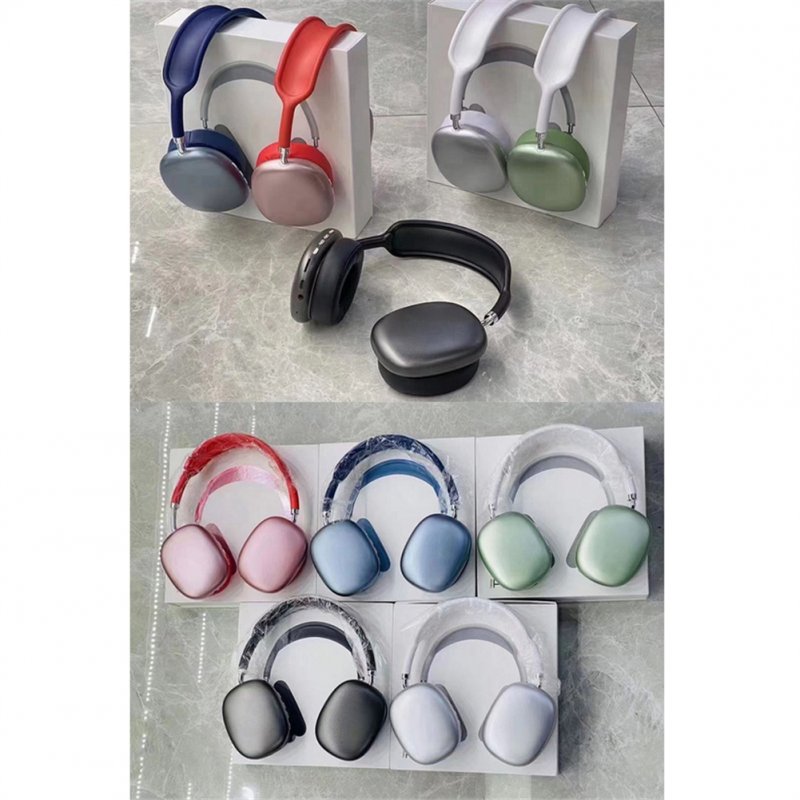 P9 Wireless Headset On-Ear Stereo Earphones Noise Cancelling Ear Buds With Mic For Cell Phone Computer Laptop Sports black