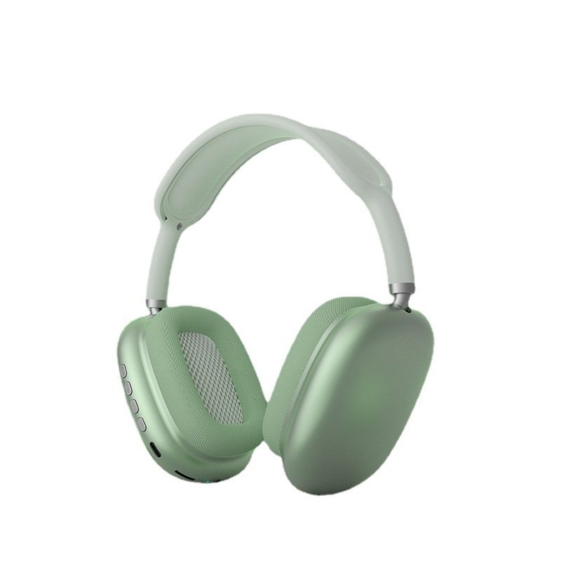 P9 Wireless Headset On-Ear Stereo Earphones Noise Cancelling Ear Buds With Mic For Cell Phone Computer Laptop Sports black