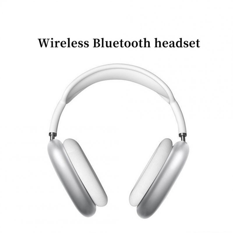 P9 Wireless Headset On-Ear Stereo Earphones Noise Cancelling Ear Buds With Mic For Cell Phone Computer Laptop Sports black