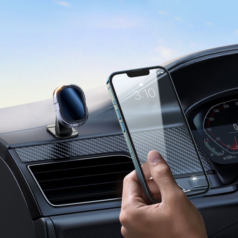 Universal Air Vent Car Mount 360 Degree Rotation Magnetic Cell Phone Holder Shockproof Cell Phone Holder Vehicle Air Vent Car Phone Mount Cell Phone Car Mount Accessories Dashboard model [gray]