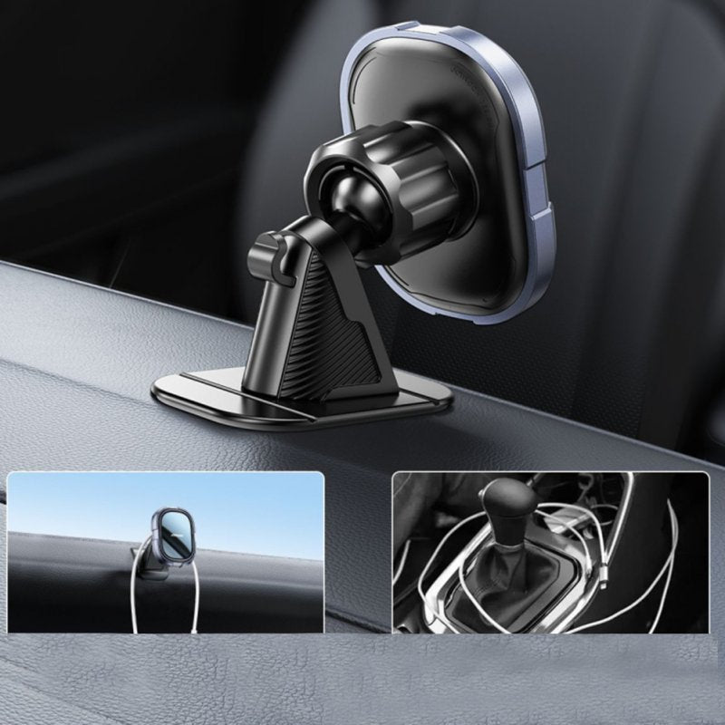 Universal Air Vent Car Mount 360 Degree Rotation Magnetic Cell Phone Holder Shockproof Cell Phone Holder Vehicle Air Vent Car Phone Mount Cell Phone Car Mount Accessories Dashboard model [gray]
