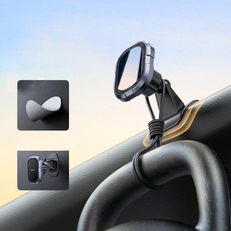 Universal Air Vent Car Mount 360 Degree Rotation Magnetic Cell Phone Holder Shockproof Cell Phone Holder Vehicle Air Vent Car Phone Mount Cell Phone Car Mount Accessories Dashboard model [gray]